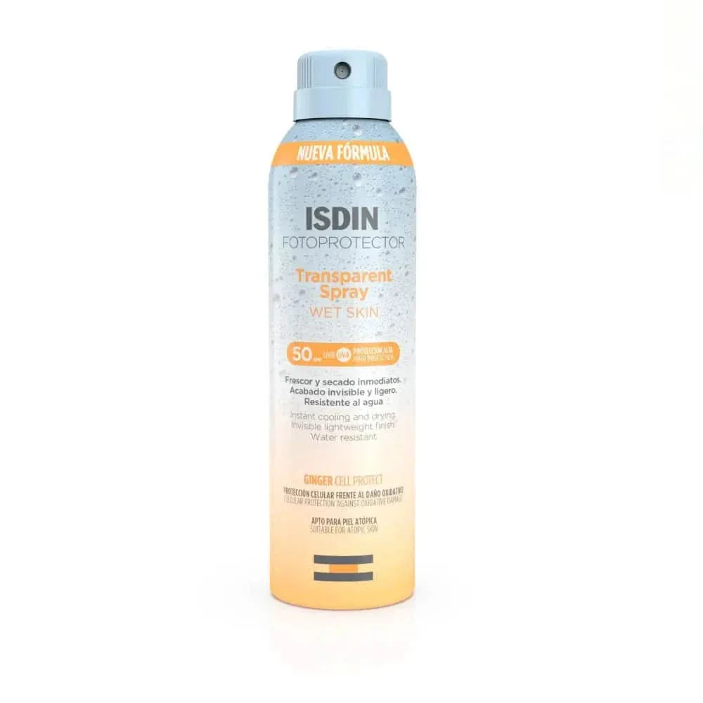 Isdin Wet Skin Transparent Spray SPF50