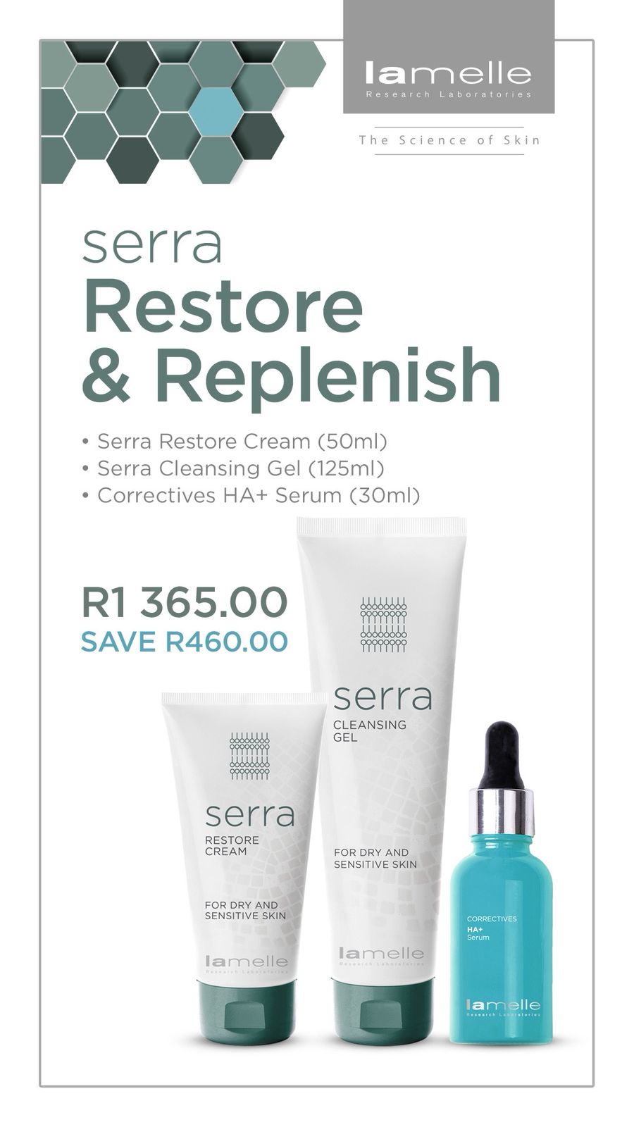 Lamelle Serra Restore and Replenish Promo